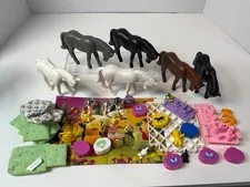 Vintage LEGO Belville Horse Lot 6 Figures Accessories 1994 Catalog