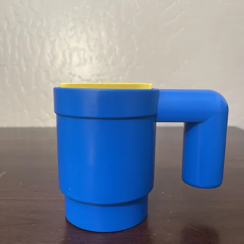 Original Lego Upscaled Drinking Mug 853465 Human Size Blue Ultra Rare Brand New