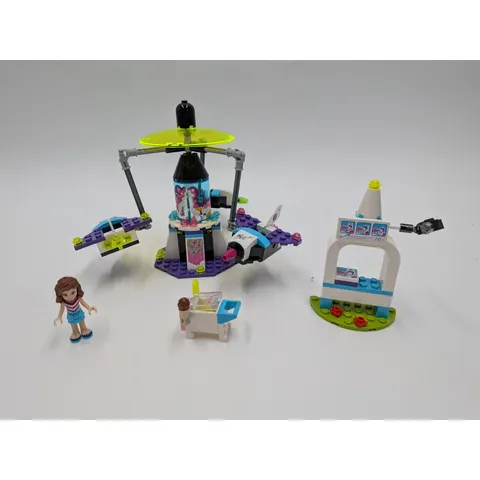 LEGO Friends Amusement Park Space Ride 41128 Retired 2016 Set with Olivia Figure