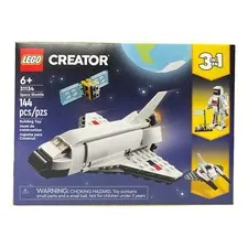 LEGO 31134 Creator 3in1 Space Shuttle to Astronaut Figure Spaceship Building Set