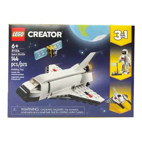 LEGO 31134 Creator 3in1 Space Shuttle to Astronaut Figure Spaceship Building Set