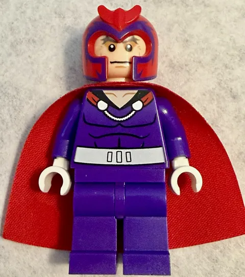 LEGO Marvel Super Heroes Magneto Minifigure sh119 X-Men 76022 Genuine LEGO