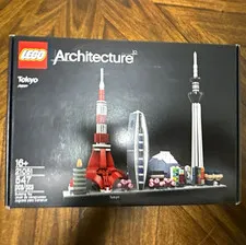 LEGO Architecture Skylines Tokyo 21051 Complete Set 547 Pieces w/ Booklet