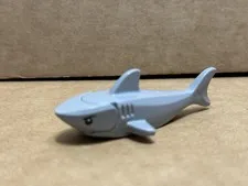 LEGO Parts - Light Bluish Gray Shark - No 14518c04pb04 - QTY 1