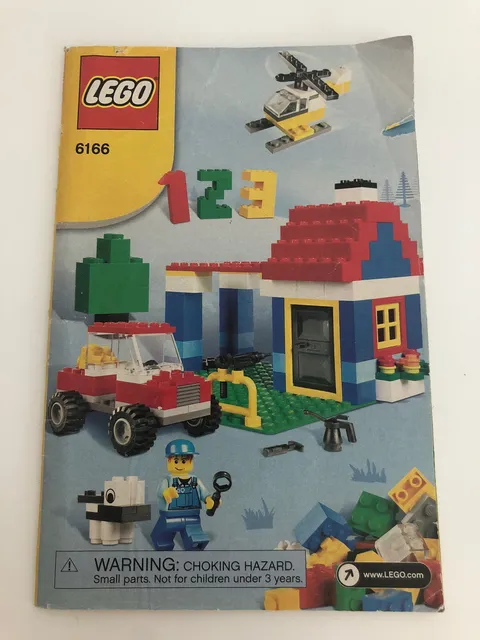 Vintage Lego 6166 Instruction Manual Ultimate Building Set Directions No LEGOS