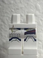 LEGO® White Legs with Night Trooper Armour Print
