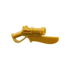 LEGO - Minifigure, Weapon Steampunk Gun Blade - Pearl Gold