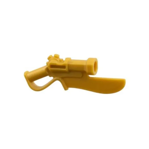 LEGO - Minifigure, Weapon Steampunk Gun Blade - Pearl Gold