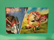 LEGO Legends of Chima Rings of Fire 70100 Instruction Guide MANUAL ONLY