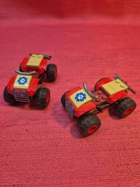 2 Of LEGO City Animal Rescuer Quad ATV Vehicle Genuine LEGO USED