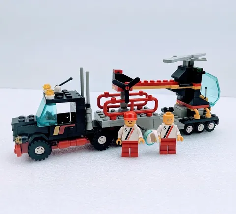 Lego 6357, Stunt 'Copter N' Truck, Town, 100% Complete w/ 2 Minifigs - no manual