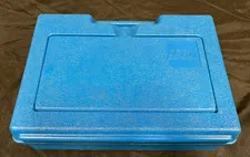 1983 Lego Group Holder Case includes Airplane & Medieval pieces minifigures AA