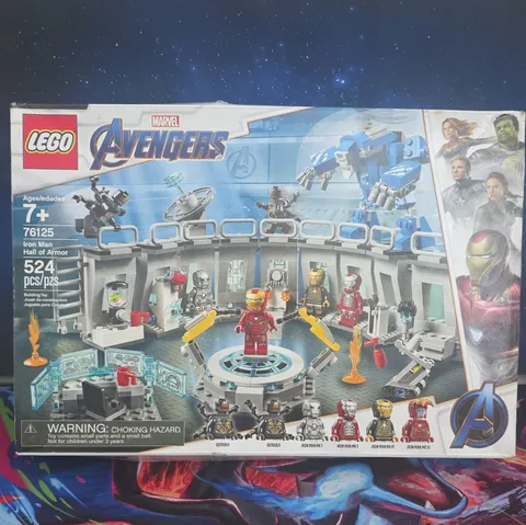 LEGO Marvel Avengers 76125 Iron Man Hall of Armor Set 524 pcs Age 7+