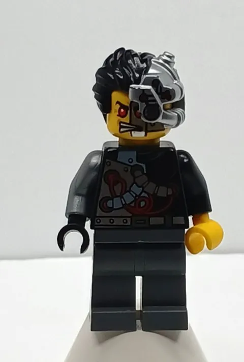 LEGO Minifigure- Cyrus Borg (OverBorg) Rebooted (njo0088) Ninjago Cyborg Attack