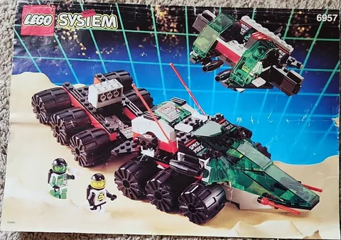 LEGO Space Solar Snooper 6957 Instruction Manual Booklet Illustrated EN 1992