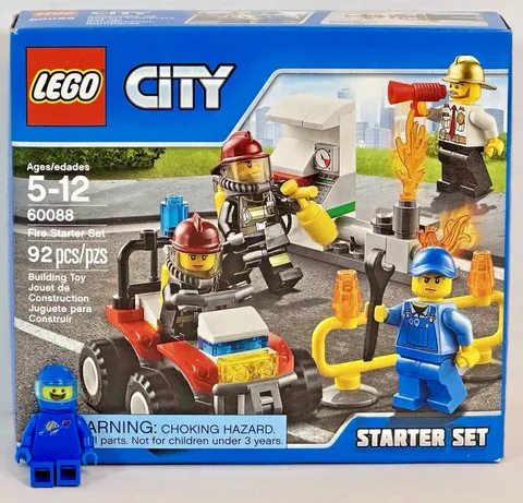 LEGO 60088 City Fire Starter Set New Sealed Retired Fast Ship Police NISB