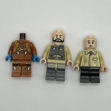 3 Incomplete Lego Minifigures
