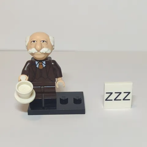 LEGO The Muppets CMF Series Waldorf Minifigure w/ accessories