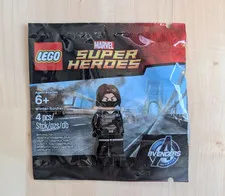 New in Sealed Polybag - LEGO Marvel Winter Soldier Minifig (5002943)