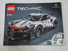 Lego Technic Set (42096) Porsche 911 RSR Instruction Manual Book ONLY