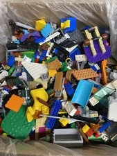 LEGO Bulk Lot Mixed Bricks and Pieces Assorted Colors 17 lbs Pounds Loose