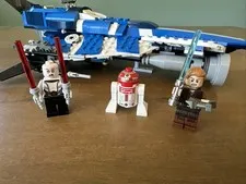 LEGO Star Wars: Anakin's Custom Jedi Starfighter (75087) 100% Complete All Figs!