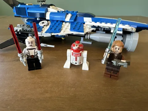 LEGO Star Wars: Anakin's Custom Jedi Starfighter (75087) 100% Complete All Figs!