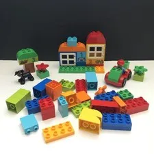 Lego Duplo 10572 All in One Box of Fun Complete Building Toy Set No Box Manual