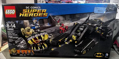 LEGO Batman Killer Croc Sewer Smash 76055 100% Complete with sealed content bags