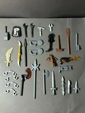LEGO Weapons & Tools Lot of 29 Assorted Pieces