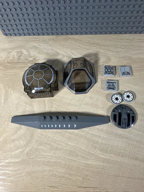LEGO Star Wars Parts Lot Vader's Tie Fighter 8017 Grievous 8095 Canopy Republic