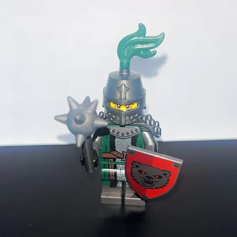 LEGO CMF MINIFIGURE FRIGHTENING KNIGHT SERIES 15 71011 COMPLETE RARE