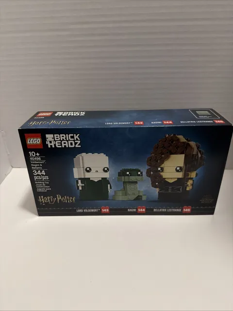 New LEGO Harry Potter BrickHeadz 40496 Lord Voldemort Nagini Bellatrix Retired