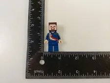 LEGO City Airport Jet Pilot Male air051 Mini figure W MINECRAFT HEAD 