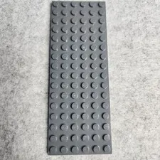 LEGO 3027 Plate 6x16 Dark Bluish Gray x1 Genuine