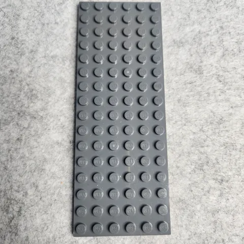 LEGO 3027 Plate 6x16 Dark Bluish Gray x1 Genuine