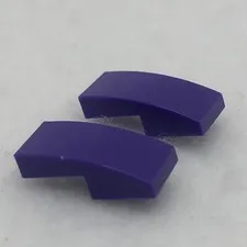 LEGO 11477 Dark Purple Slope, Curved 2 x 1 x 2/3 (x2)