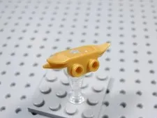 LEGO Ninjago Pearl Gold Shoulder Pads Armor w/ 2 Studs on Back Minifig BT