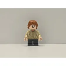LEGO Harry Potter Ron Weasley Minifigure hp482 Tan Sweater New Genuine