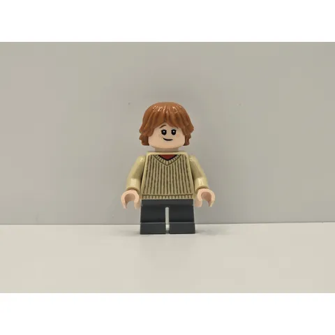 LEGO Harry Potter Ron Weasley Minifigure hp482 Tan Sweater New Genuine