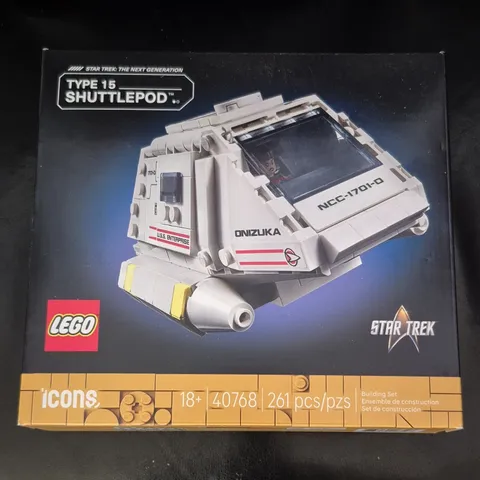 LIMTED EDITION-LEGO Icons Star Trek TNG Type 15 Shuttlepod 40768