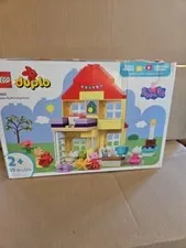 Lego duplo Peppa Pig Birthday House Set 10433  (Open Box)