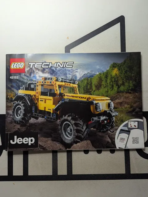 Lego Technic 42122 Jeep Wrangler Instruction Manual Only! No Bricks! Rubicon