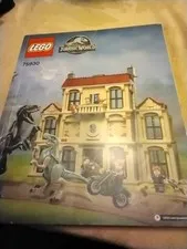 Lego Jurassic World 75930 Instruction Manual Book Only