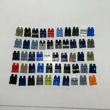 LEGO 50 Piece Minifigure Legs Feet Pants Assorted Lot