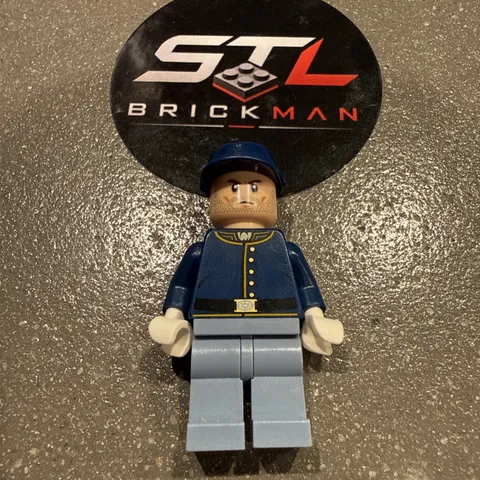 LEGO Lone Ranger Calvary Soldier W/ Stubble TLR020 Minifigure FREE Shipping!!