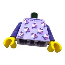 LEGO DreamZzz Jayden Torso Pajama Sweater Unicorn Torso 6443370 Replacement Part