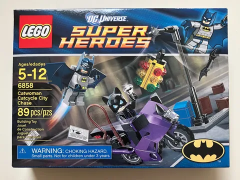 Lego 6858 Catwoman Catcycle City Chase DC Universe Super Heroes 2012 New+Sealed