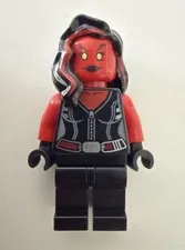 RARE Lego Mini Figure Red She-Hulk from set 76078 Minifig