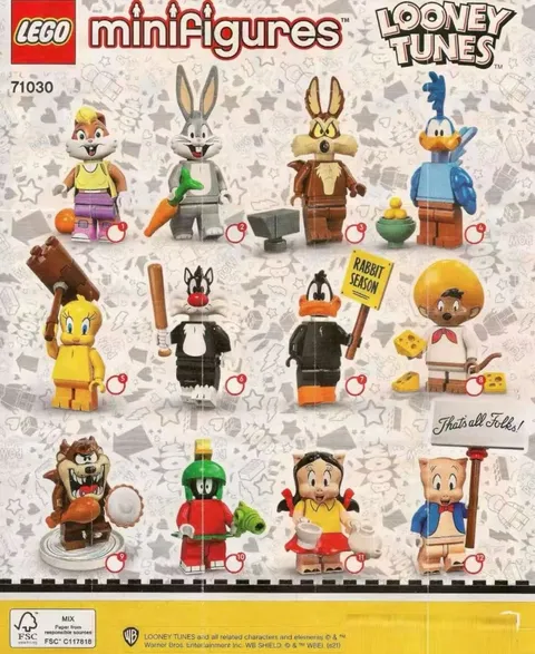 LEGO 71030 Looney Tunes Minifigures – Complete Set of 12 | NEW & SEALED！